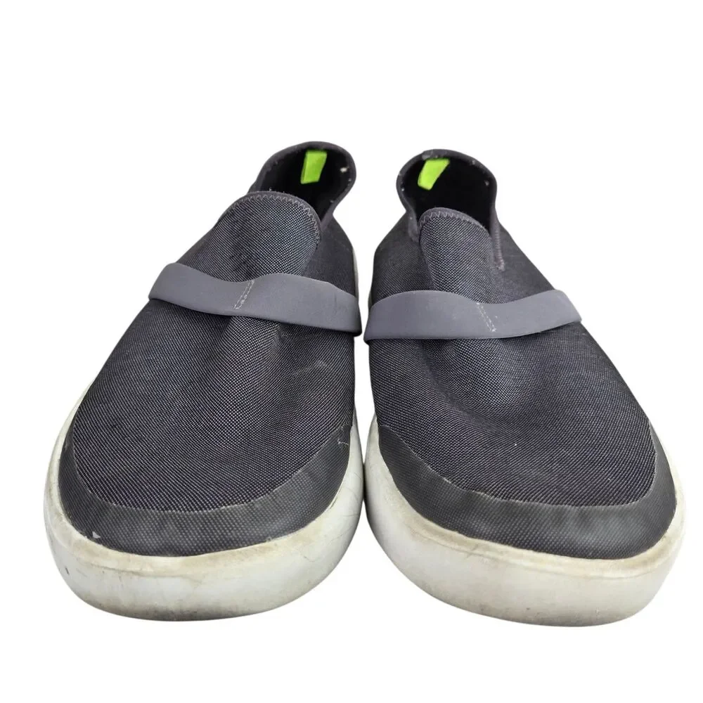 OOFOS Oomg Women's 10 Gray White Recovery Sneakers Slip-On Low Top Comfort Shoes